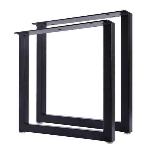 2x U-Frame Metal Table Legs