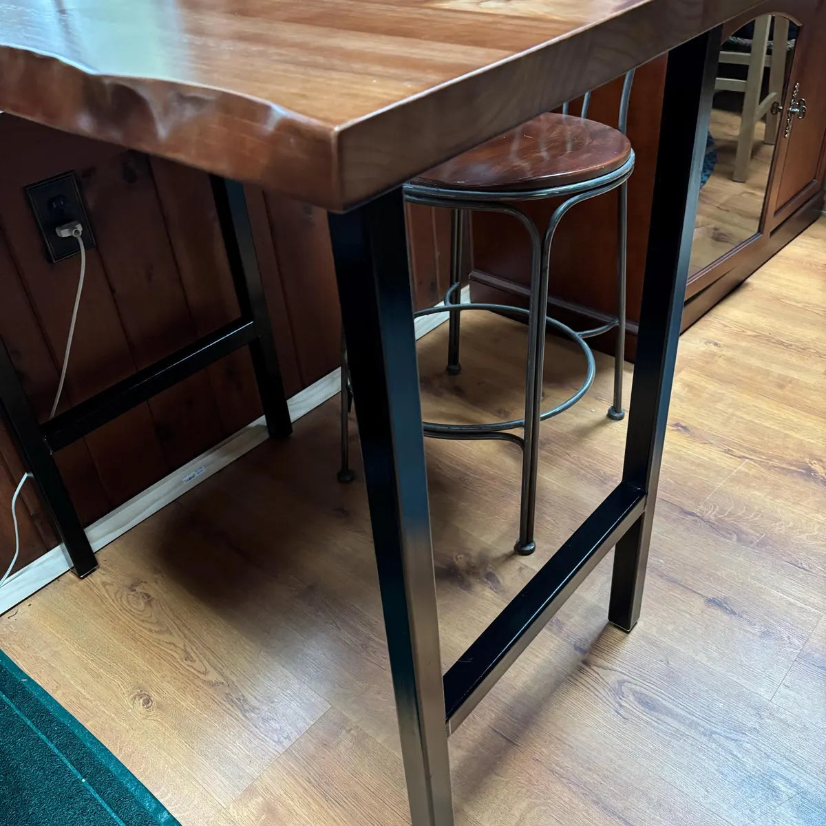 1X H-Frame Metal Table Leg