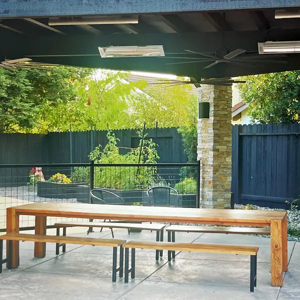 1X H-Frame Metal Table Leg